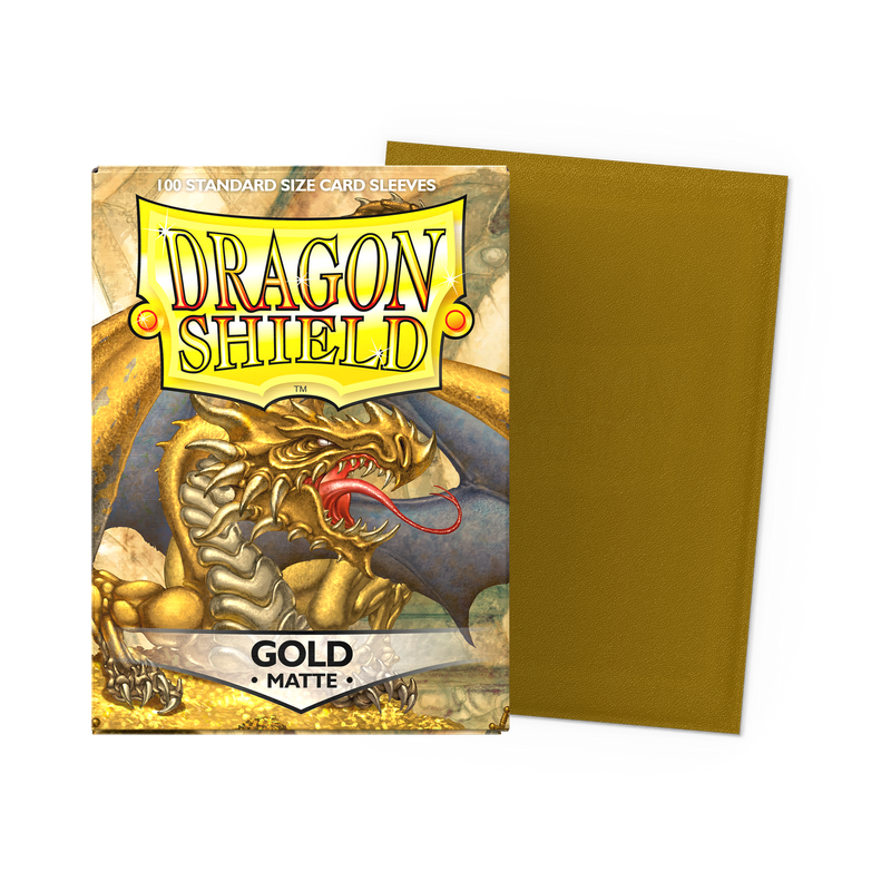 Dragon Shield - Standard - Matte Gold - 100 pochettes