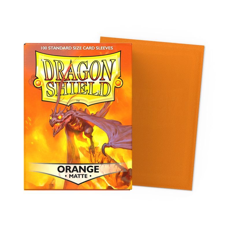 Dragon Shield - Standard - Matte Orange - 100 pochettes