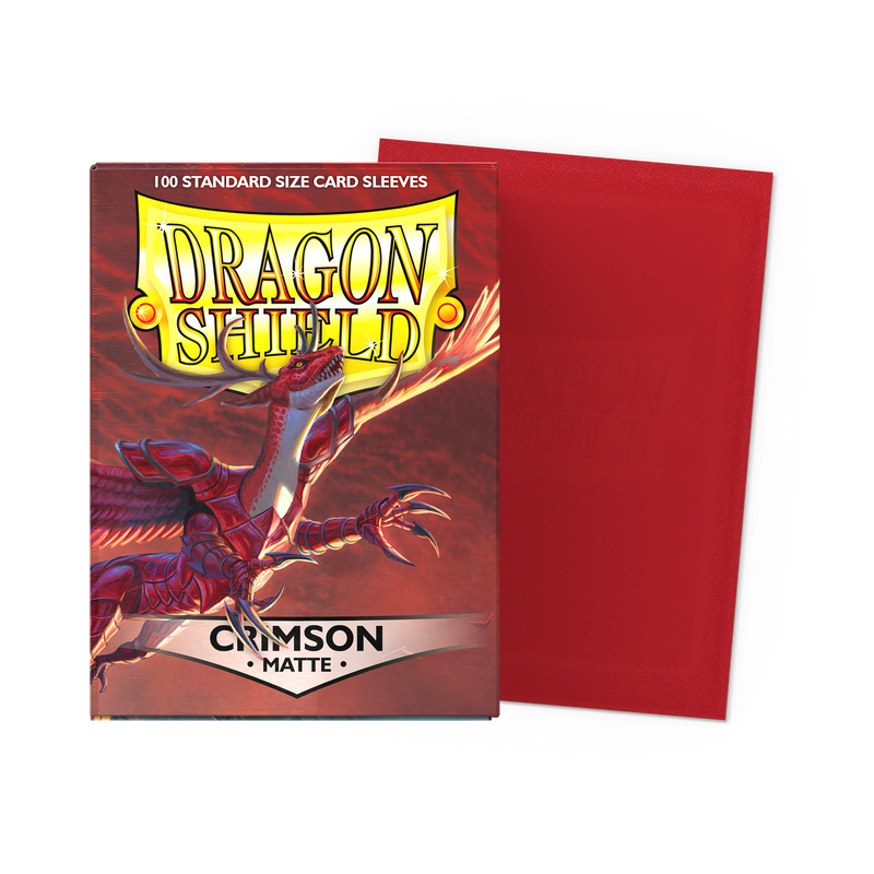 Dragon Shield - Standard - Matte Crimson - 100 pochettes