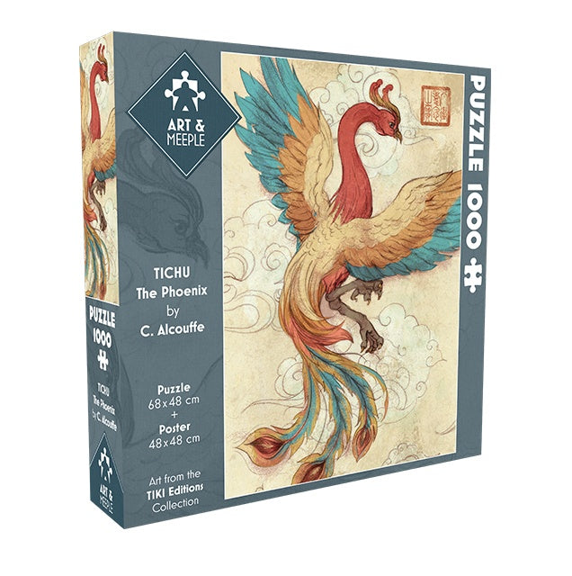 Art & Meeple - Puzzle Tichu Phénix - 1000 pièces