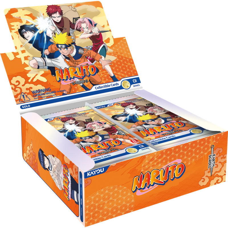 Kayou Naruto Earth Scroll série 01 - display de 20 boosters