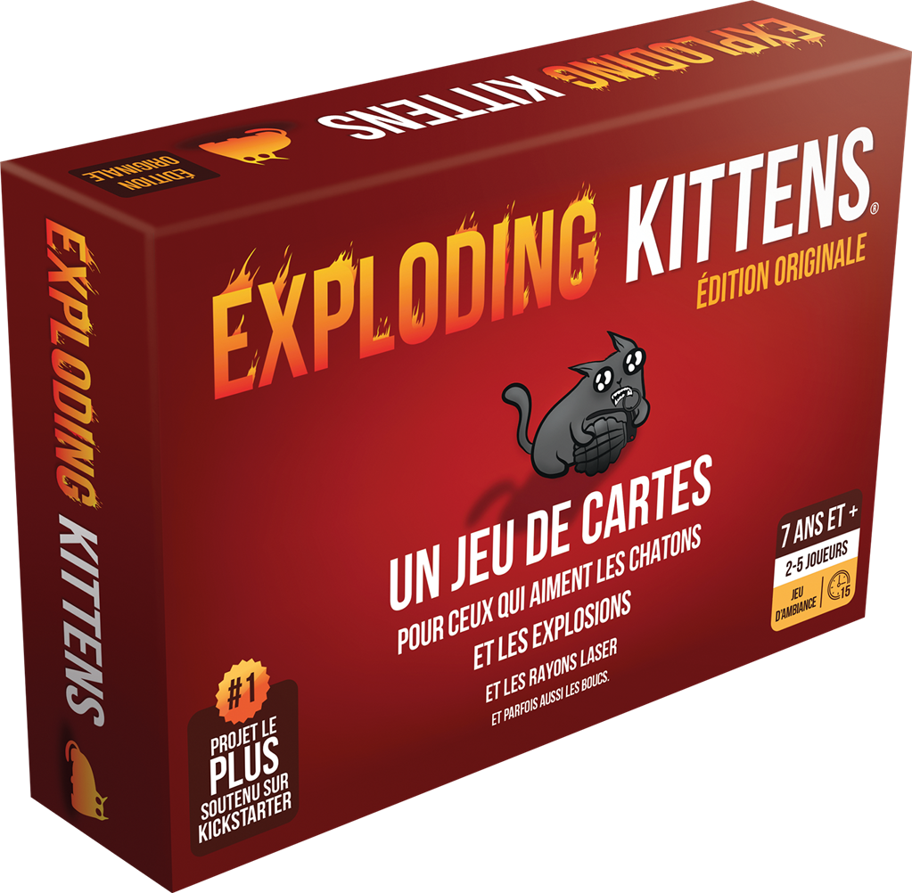 Exploding Kittens - boîte ou couverture