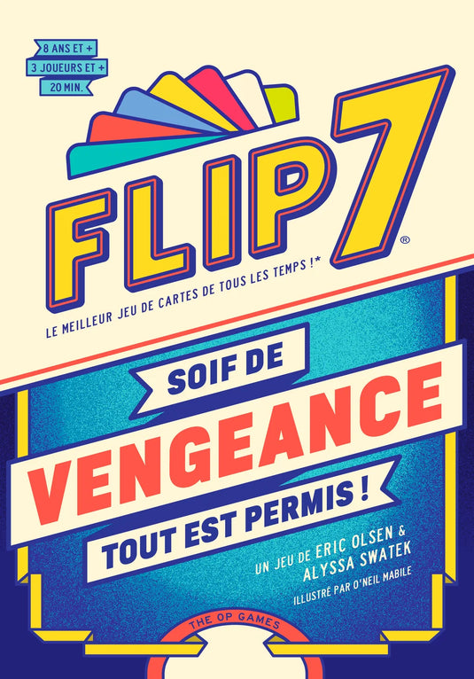 Flip 7: Vengeance - boîte ou couverture