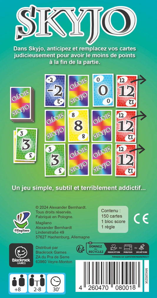 Skyjo - vue complémentaire