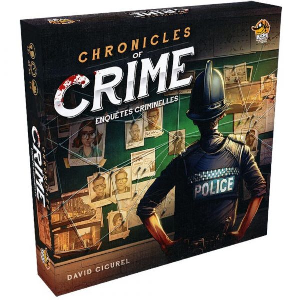 CHRONICLES OF CRIME - Le jeu de Plateau - vue principale
