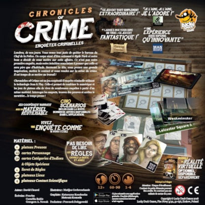 CHRONICLES OF CRIME - Le jeu de Plateau - vue 2