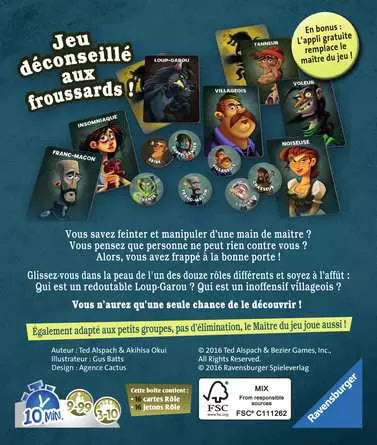 Loup Garou pour une Nuit - matériel et contenu