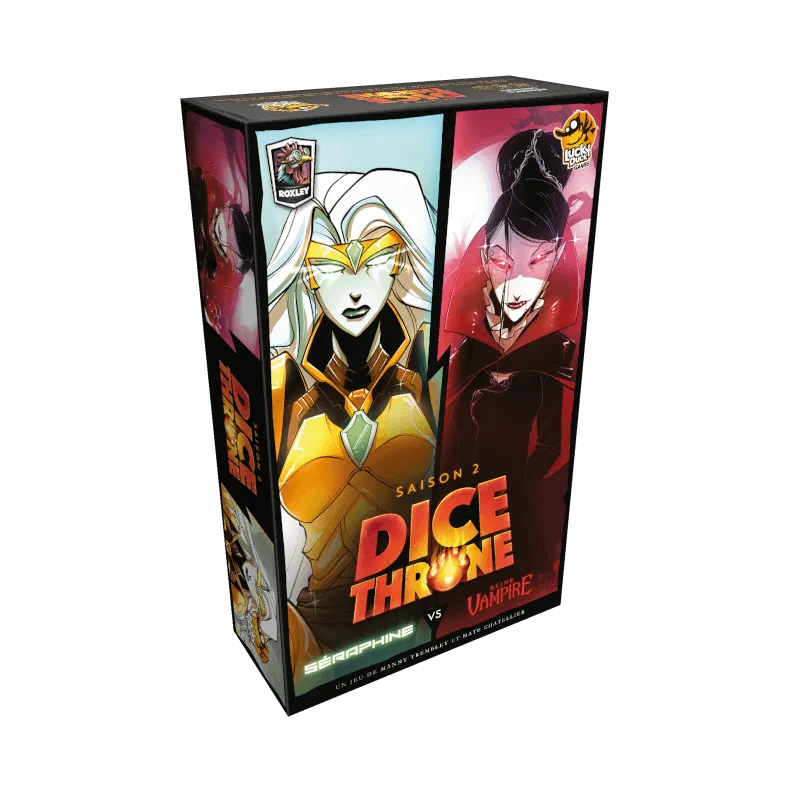 DICE THRONE S2 - Séraphine vs Reine Vampire - couverture officielle