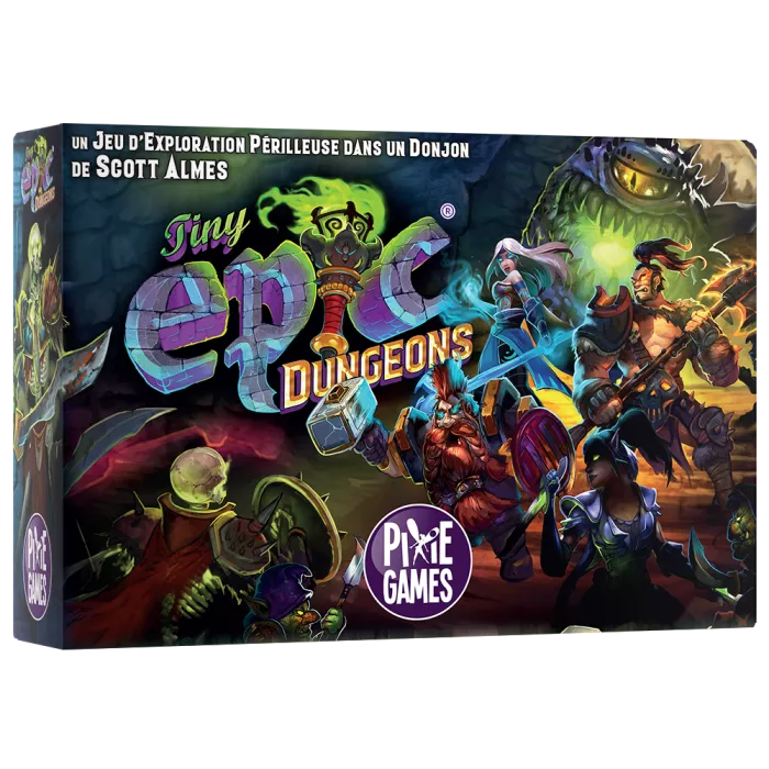 Tiny Epic Dungeons - boîte ou présentation officielle