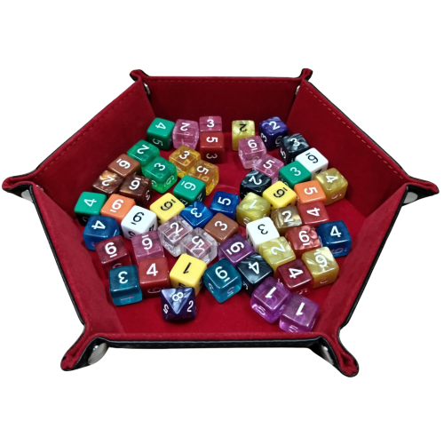 D6 SANS EMBALLAGE (dé à 6 faces) à l'unité - aléatoire - couleurs aléatoires, un dé vendu