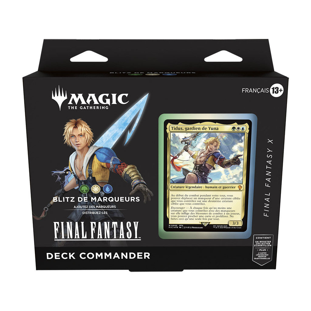 Magic: The Gathering - Final Fantasy - Commander Blitz de marqueurs (Tidus) - FR