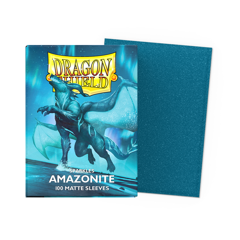 Dragon Shield - Standard - Matte - Sparkles - Amazonite - 100 pochettes