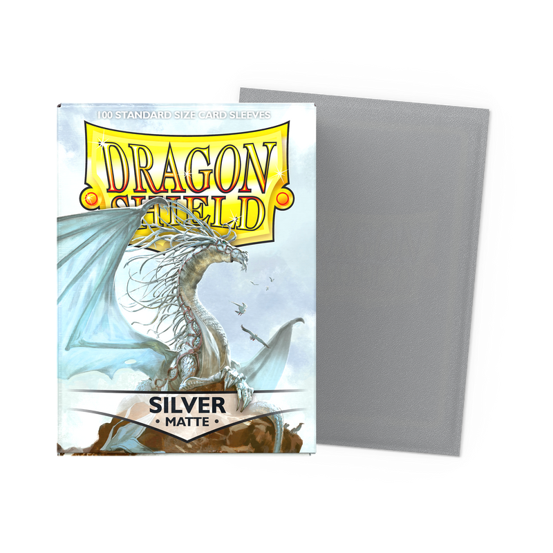 Dragon Shield - Standard - Matte Silver - 100 pochettes