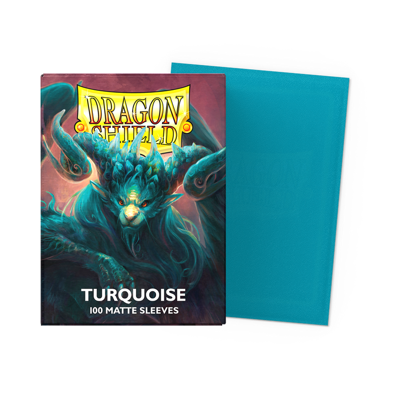 Dragon Shield - Standard - Matte Turquoise - 100 pochettes